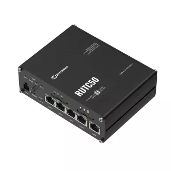Teltonika RUTC50 traadita ruuter Gigabit Ethernet kaheribaline (2,4 GHz / 5 GHz) 5G must