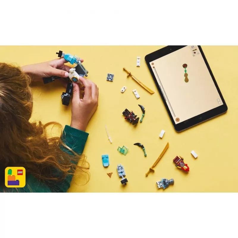 LEGO NINJAGO komplekt 71827 Zane'i lahingülikonna mech, 92 detaili, 2 minifiguuri, kõrgus 100 mm, vanus 6+