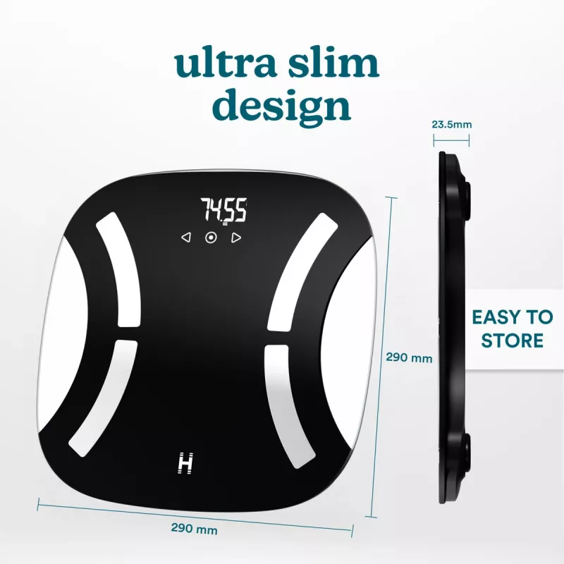 Keha analüüsimise kaal HoMedics SCL-BC145-BK3R keha koostise mõõtmisega