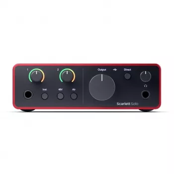 Focusrite Scarlett Solo 4th Gen - 2-kanaliline heliliides