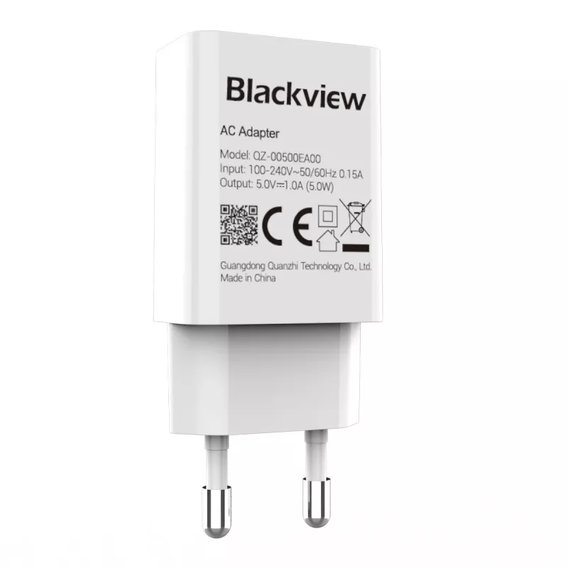 Laadija 5 W Blackview ASBVWLTCHAR5W01 kompaktne kerge USB toiteadapter 5 W