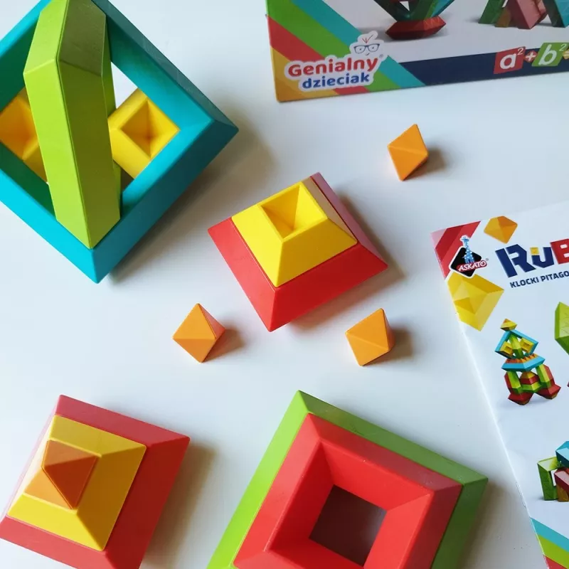 Hariduslik ehitusmänguasi Ascato Pythagoras Blocks Rubanta 30 tk mudel 119403