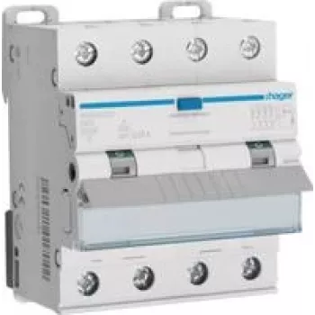 Hager Fehlerstrom-Miniature Circuit Breaker 4P10kA B-20A 30mA A Type ADX420D - Miniature Circuit Breaker (ADX420D)