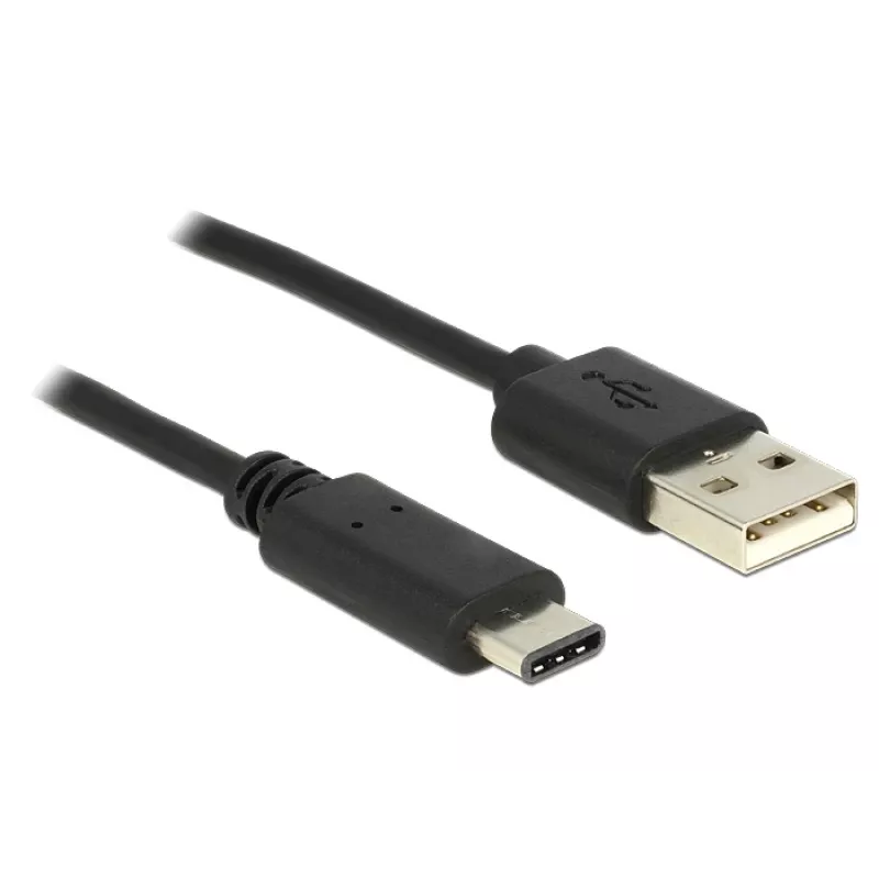 USB-kaabel DeLOCK 0,5 m USB2.0-A USB2.0-C