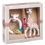 Laste kinkekomplekt Sophie La Girafe 000013 — 2-osaline mitmevärviline komplekt kõristiga, alates 0 kuust