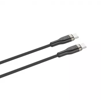 USB-C–USB-C kaabel FIXED FIXDB-CC2-BK — 2 m, 100 W, fikseeritud mitte-eemaldatav