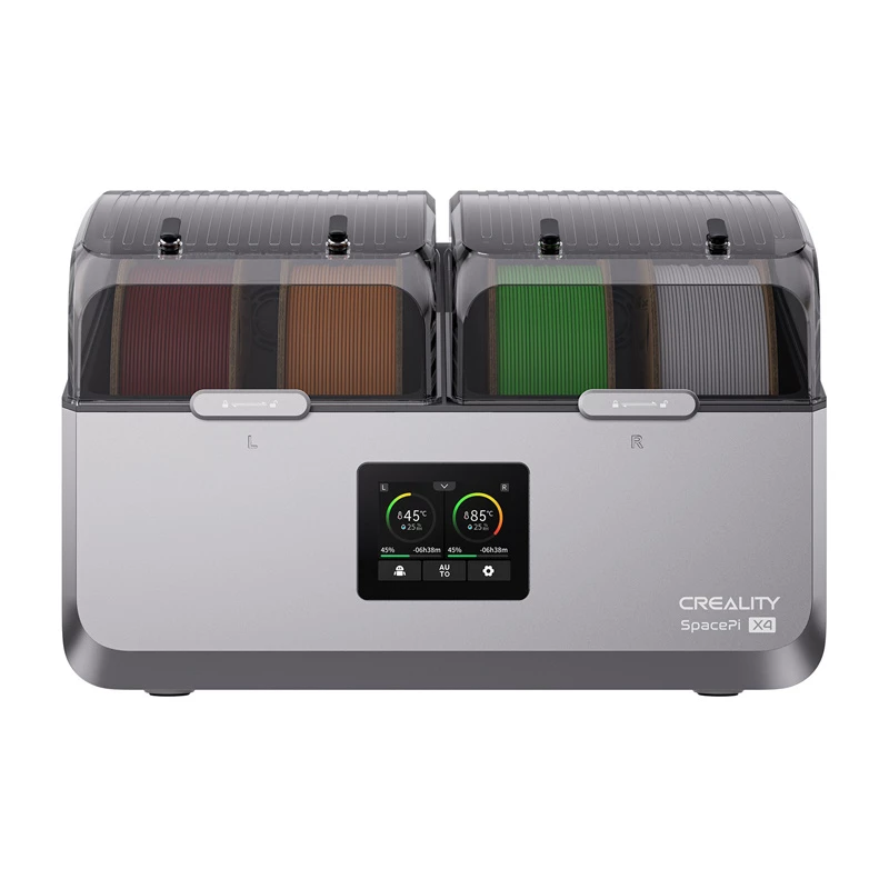 Filamendikuivati Creality 4005010100 3D-printerile — ühildub SpacePi X4-ga, must/hall, 1 tk