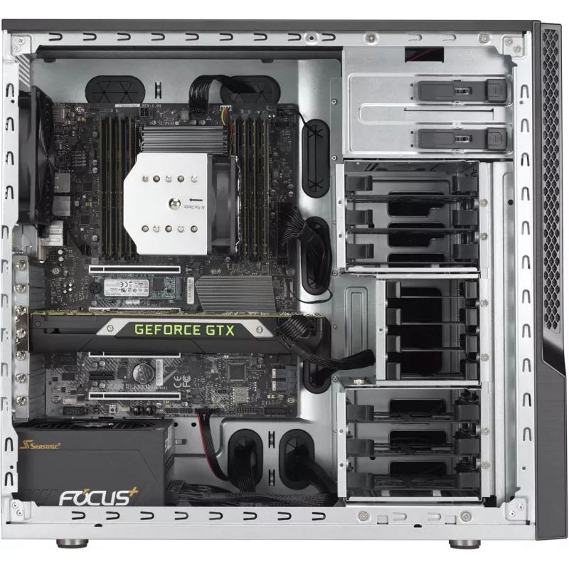 Arvutikorpus Supermicro SuperChassis GS5A-754K Midi Tower Must, Hall