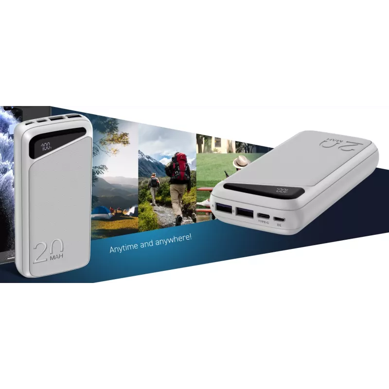 Kaasaskantav akupank Navitel PWR20 MX Valge 20000 mAh