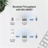 võrk USB adapter MERCUSYS MA30N — kaheribaline Wi‑Fi (2,4/5 GHz), 400/867 Mbit/s, USB 2.0, sisemine antenn, valge