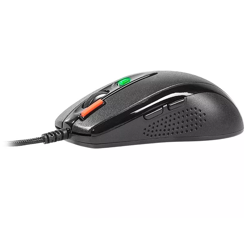 Mängurihiir A4Tech X-7120 USB Type-A mõlemakäeline 2000 DPI, 3 ms, juhtmega, must