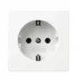 Schuko pistikupesa Gira 418870 süvistatav, puhas valge