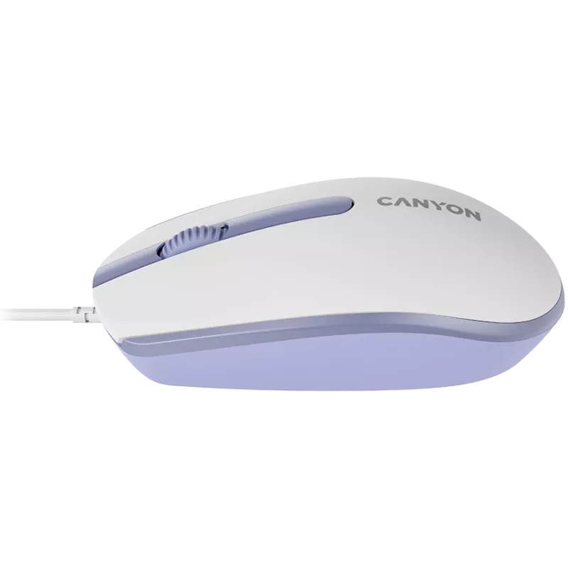 CANYON hiir M-10 juhtmega valge lavendel