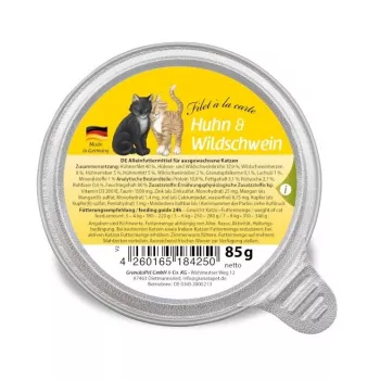 GRANATAPET Filet á la carte Kana metsseaga - märg kassitoit - 85g