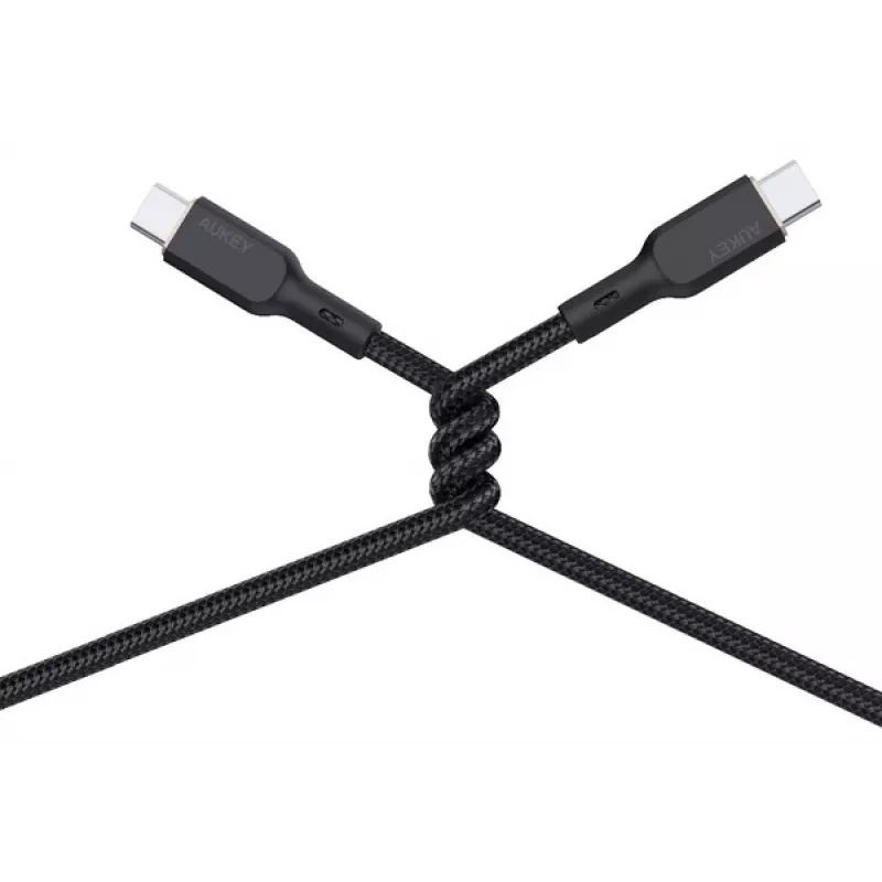 AUKEY CB-KCC101 Nailonkaabel USB C - USB C 1m