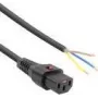 ACT toitejuhe C13 IEC-lukk avatud ots must 4 m PC1026 230V 10A