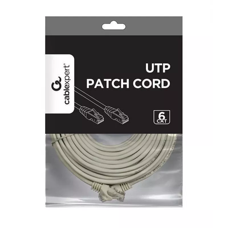 Võrgukaabel Gembird PP6U-30M Cat6 U/UTP 30 m RJ-45 hall