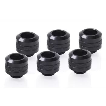 Liitmike komplekt Alphacool 17475 — messingist liitmikud, must, Ø 22 mm, K 20 mm