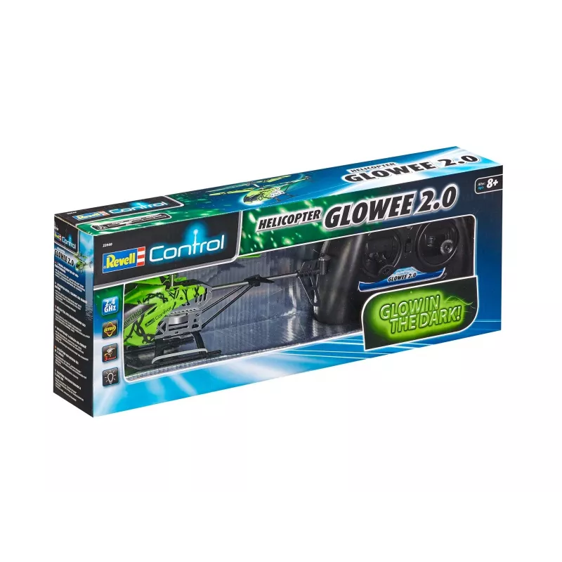 Kopter REVELL Revell GLOWEE 2.0 güroskoobi, LiPo 250 mAh, vanusele 8+
