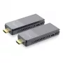 Juhtmevaba HDMI pikenduskomplekt DIGITUS DS-55359 — 4K/60Hz, 150 m, AV-saatja ja -vastuvõtja