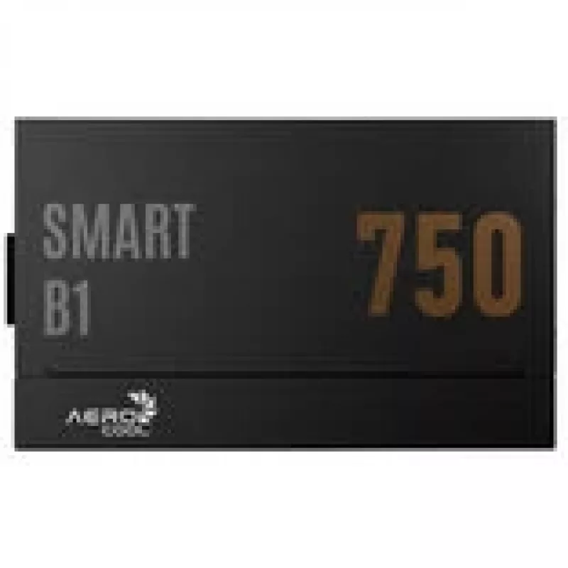 AeroCool Smart B1 80 PLUS Bronze toiteplokk, PCIe 5.1, ATX 3.1 - 750 W, must