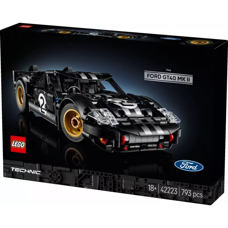 LEGO TECHNIC 42223 1966 Ford GT40 MKII võidusõiduauto