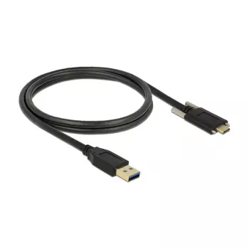 USB-kaabel DeLOCK 83718 USB 3.2 Gen 2 1m USB A USB C must