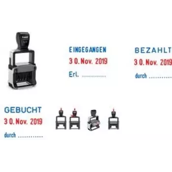 Trodat 5430DL Stamp Must - Red - White (442881)