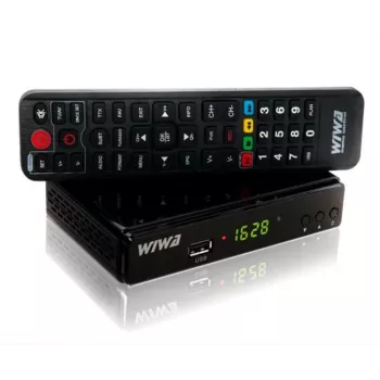 Set-top-tuuner WIWA 2_275294 H.265 DVB-T/DVB-T2 HD, 1 tuuner, 470–860 MHz, HDMI 1.3, USB 2.0, SCART, must
