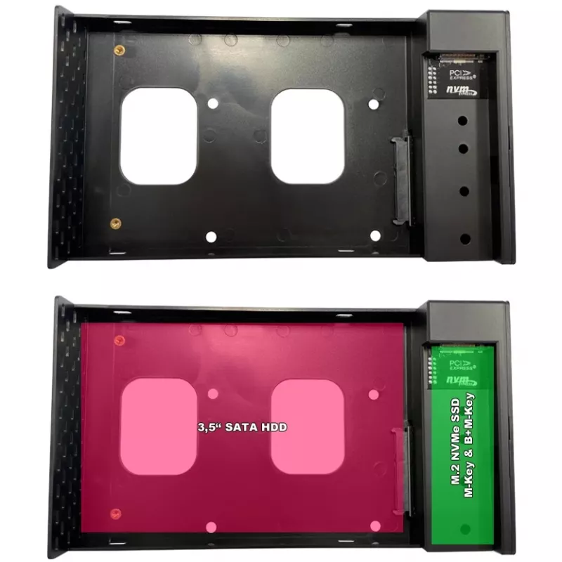 HDD/SSD-korpus LC-Power LC-DOCK-C-35-M2 3,5 tolli USB USB-C 10 Gbit/s