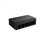 Võrgulüliti TENDA SG105M — 5-pordine Gigabit Ethernet (10/100/1000), must, lauale/seinale paigaldatav