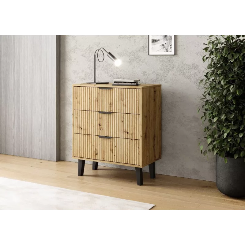 SCANDI 3S õhuke tamm ARTISAN kummut