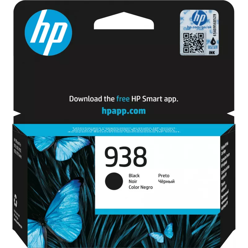 Kassett HP Ink 4S6X8PE 938 Must