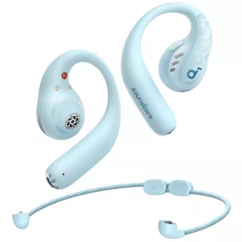 Kõrvapealsed kõrvaklapid Soundcore AeroFit Pro roheline