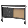 Ergo Office lauajagaja / korraldaja, maksimaalne koormus 10 kg, valge tahvel, laius 1116 mm, must, ER-301 B