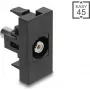 DELOCK heliadapter Cinch (RCA) pesa Cinch (RCA) pesasse, 45° nurk, valge, mudel 90958