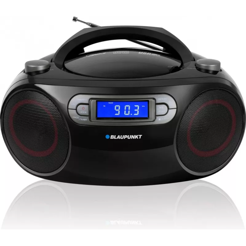 Boombox FM PLL CD/MP3/USB/AUX/Kell/Äratus