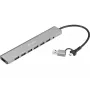 USB-jaotur SANDBERG 136-66 — 7x USB 3.0 porti, välise toitega