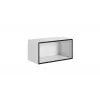 Avatud panipaigakapp Cama ROCO RO4 75/37/37 valge/must