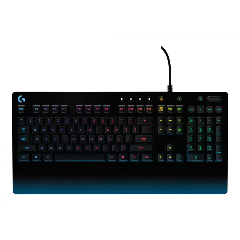 Mänguriklaviatuur Logitech G G213 Prodigy RGB LED täissuuruses juhtmega
