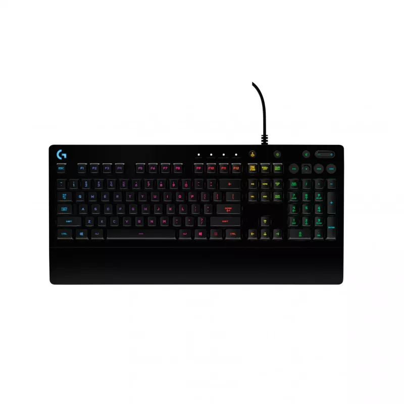Mänguriklaviatuur Logitech G G213 Prodigy RGB LED täissuuruses juhtmega