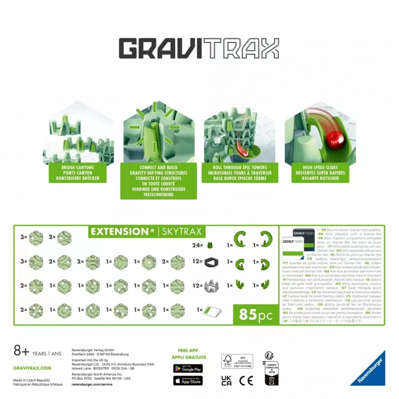 Ravensburger GraviTrax komplekteerimismoodul Skytrax, alates 8. eluaastast