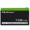 Qoltec 53062 AGM aku | 12V | 7,2 Ah | max 108A