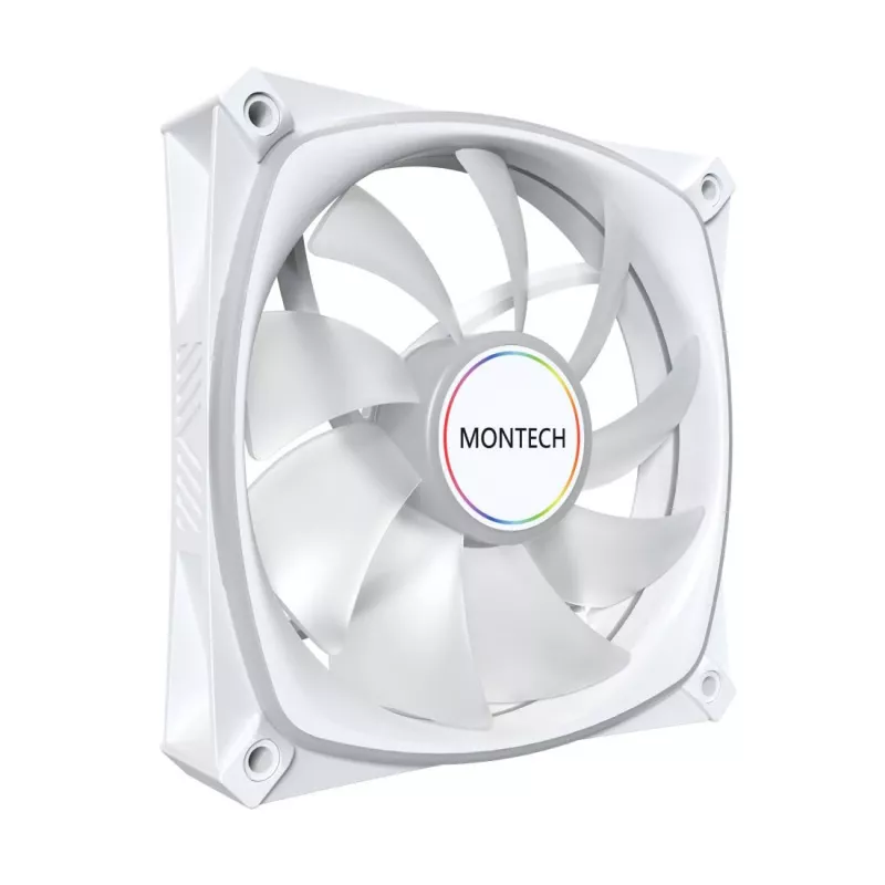 MONTECH AX120 PRO valge 120mm ARGB korpuse ventilaator