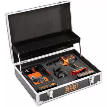 Drill Must & Decker BDCHD18B2FC-QW 18V Liitium-ioon 2 akut