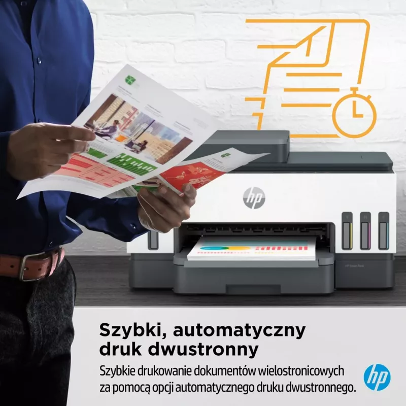 HP Smart Tank 750 multifunktsionaalne printer, pidev tindivarustus, värviline, Wi-Fi, Smart App, dupleks, ADF automaatne dokumendisöötja