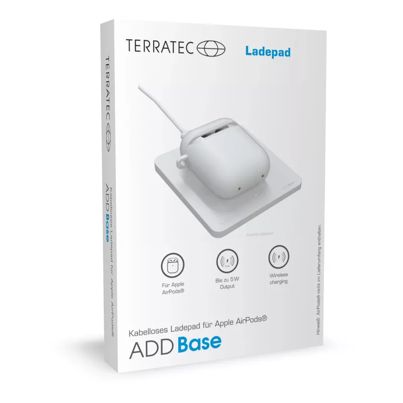 Peakomplekt Terratec ADD Base Valge USB Juhtmevaba Laadimine Siseruumides