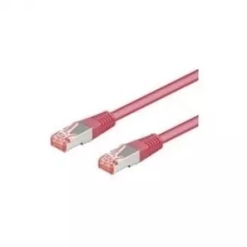 Võrgukaabel Goobay CAT 6-100 RJ-45 SSTP 1 m magenta