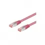Võrgukaabel Goobay CAT 6-100 RJ-45 SSTP 1 m magenta