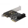 SATA PCI Express x1-kaart DeLOCK 90010 madalprofiilne kuju